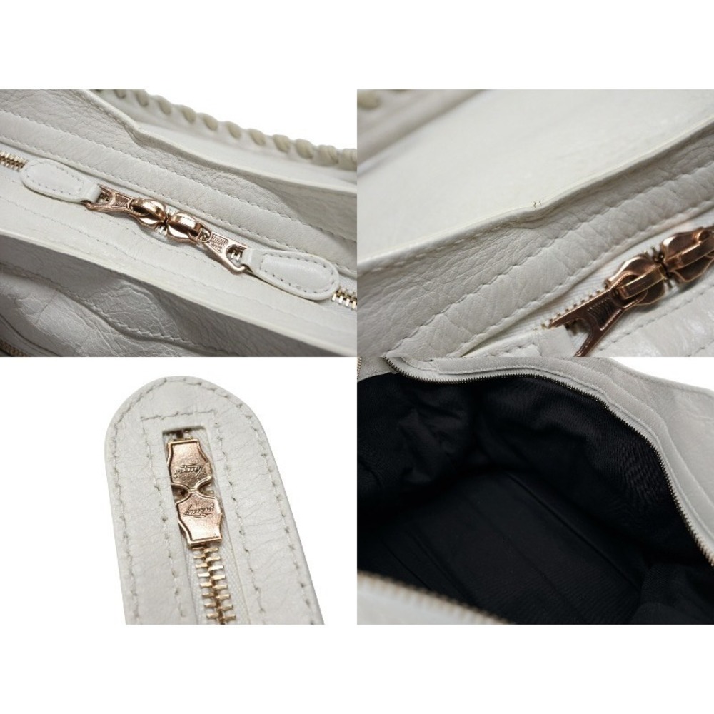 Balenciaga Leather Giant City Bag Pink White - Picture 10 of 10